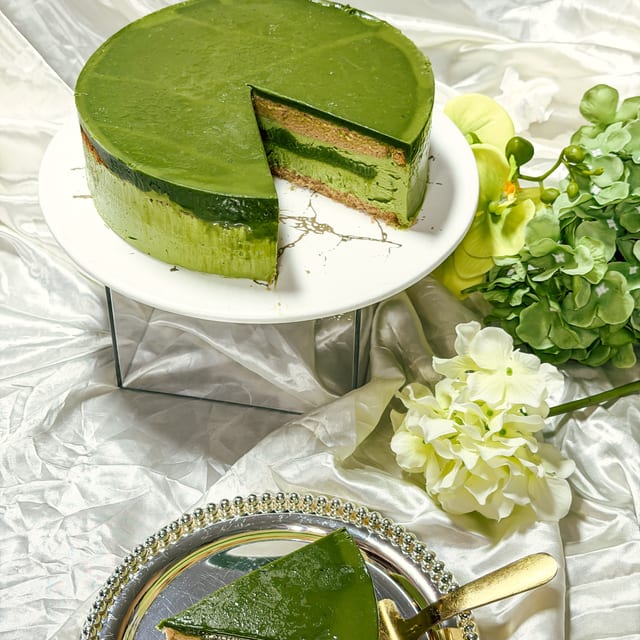 Matcha Nama Chocolate Cake| 8" 五重厚抹慕斯蛋糕8寸.