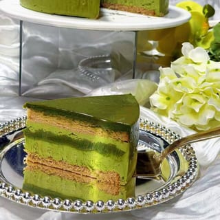Matcha Nama Chocolate Cake Slice 五重厚抹切块