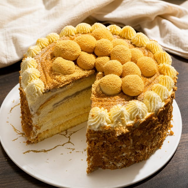 ⏰🎂 Taro Soymilk Mochi Whole Cake (豆乳麻薯芋泥蛋糕).
