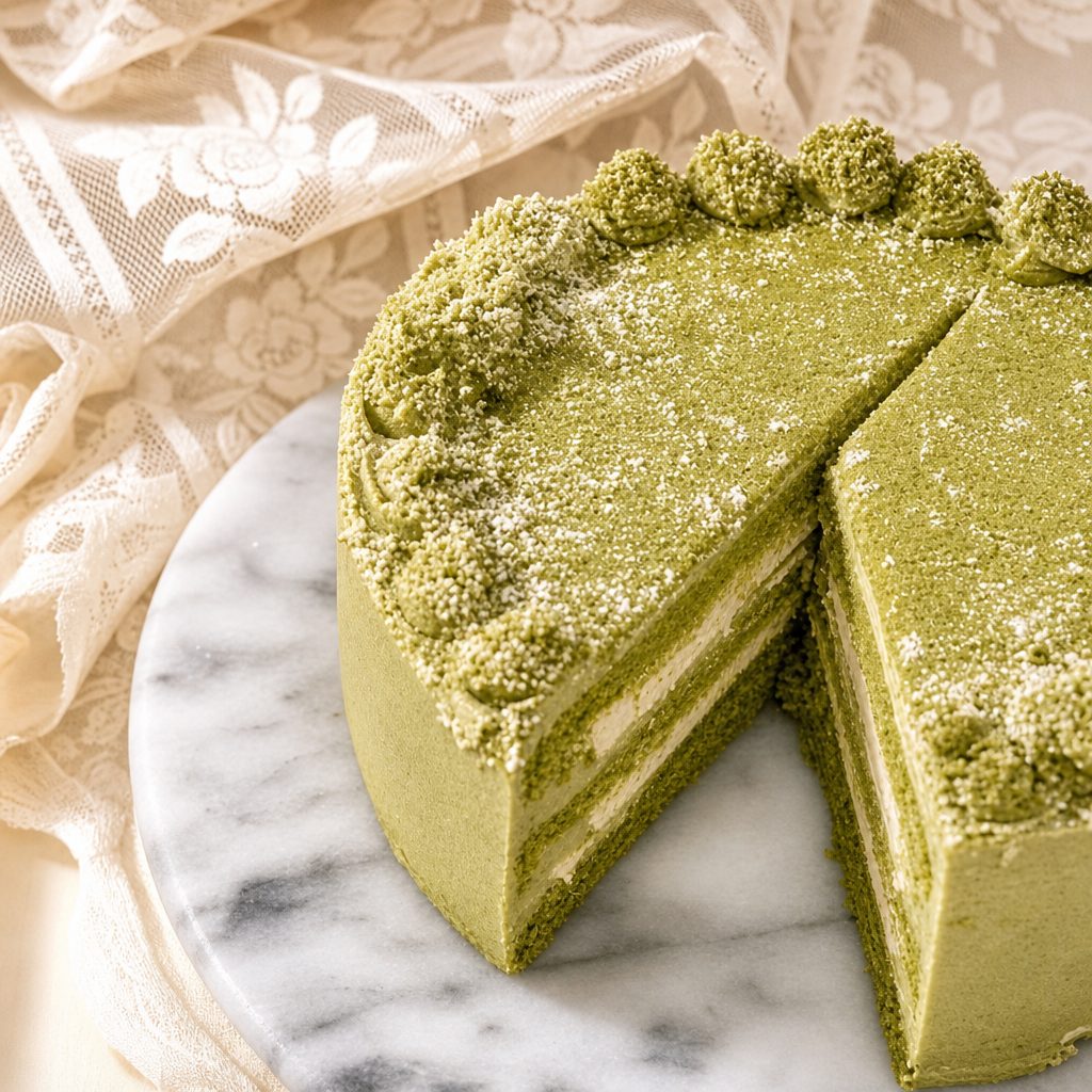 ⏰🎂 Matcha Yuzu Whole Cake (抹茶柚子蛋糕).