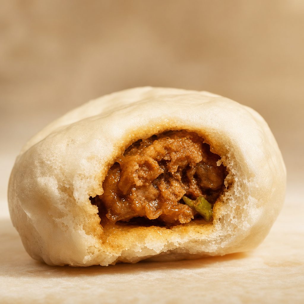 Homestyle Pork Bun 3pcs 鲜汁手工肉包3个.