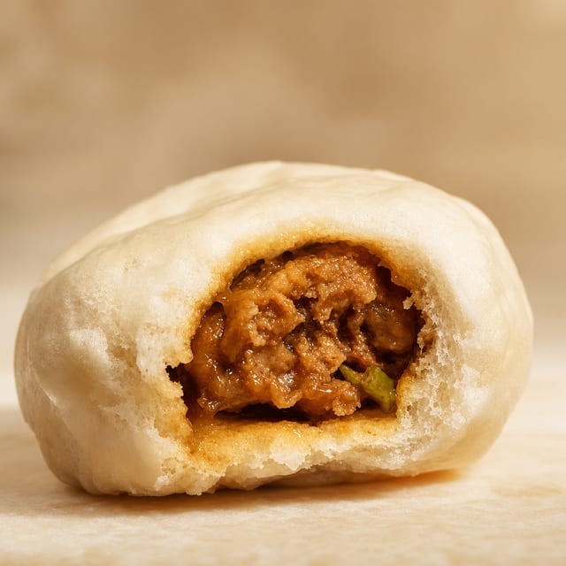 Homestyle Pork Bun 3pcs 鲜汁手工肉包3个.