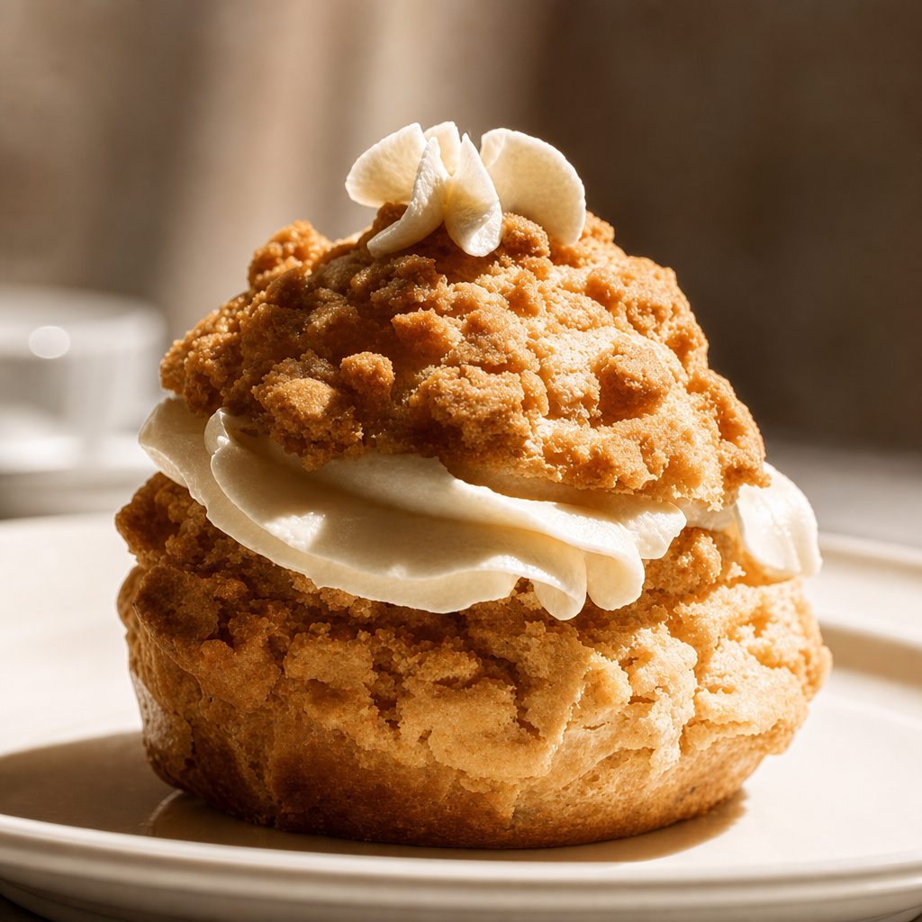 Classic Vanilla Cream Puff (经典香草卡仕达泡芙).