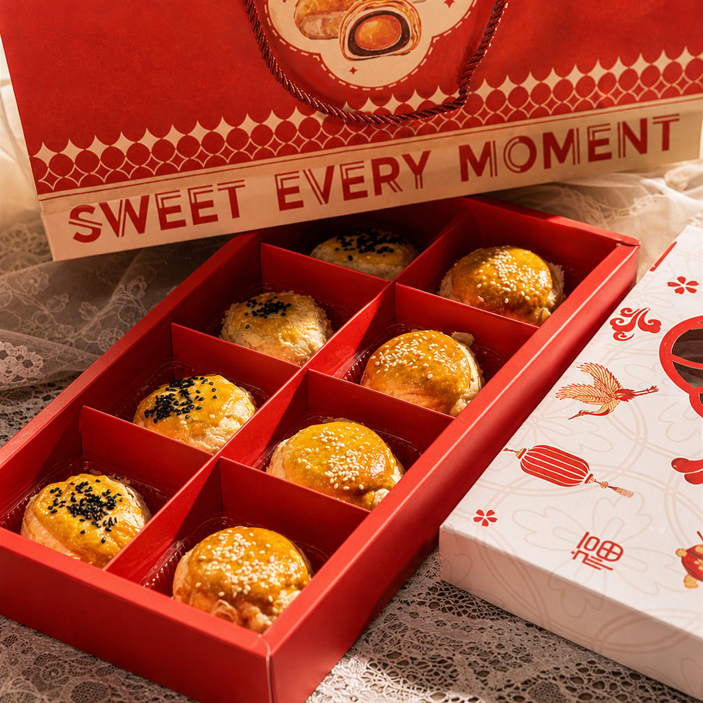 Pastry Gift Box Gift Set - Box of Eight (混合酥酥礼盒 八粒装).