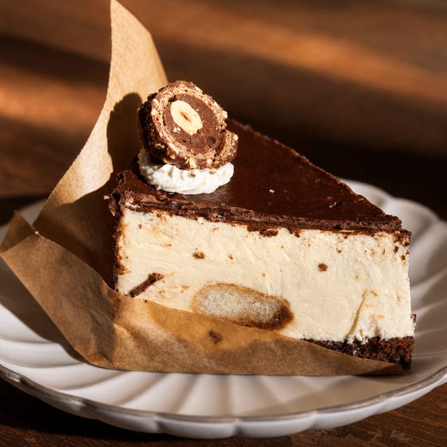 NEW RECIPE! Crispy Chocolate Pecan Tiramisu Slice (梦龙脆皮碧根果提拉米苏切块).