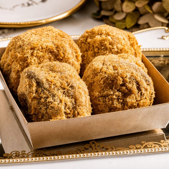 Crab Pork Song Song (蟹黄肉松小贝) (4 pcs).