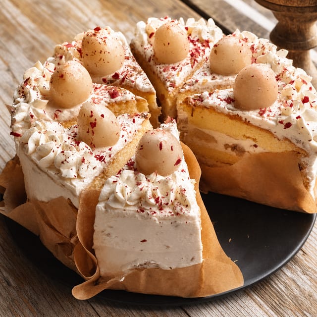 ⏰🎂 Lychee Rose Whole Cake (荔枝玫玫蛋糕).